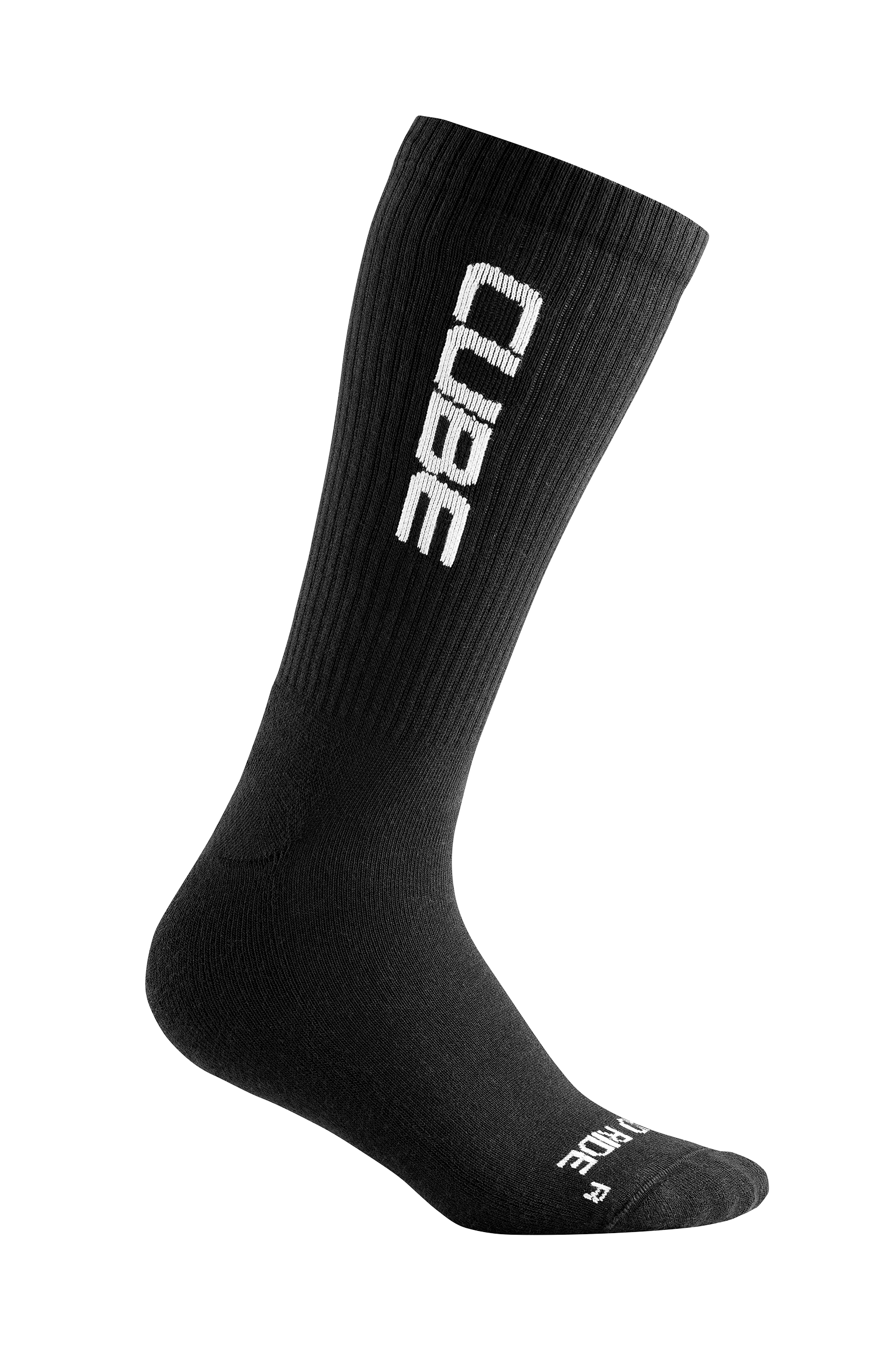 CUBE Socke After Race High Cut Logo