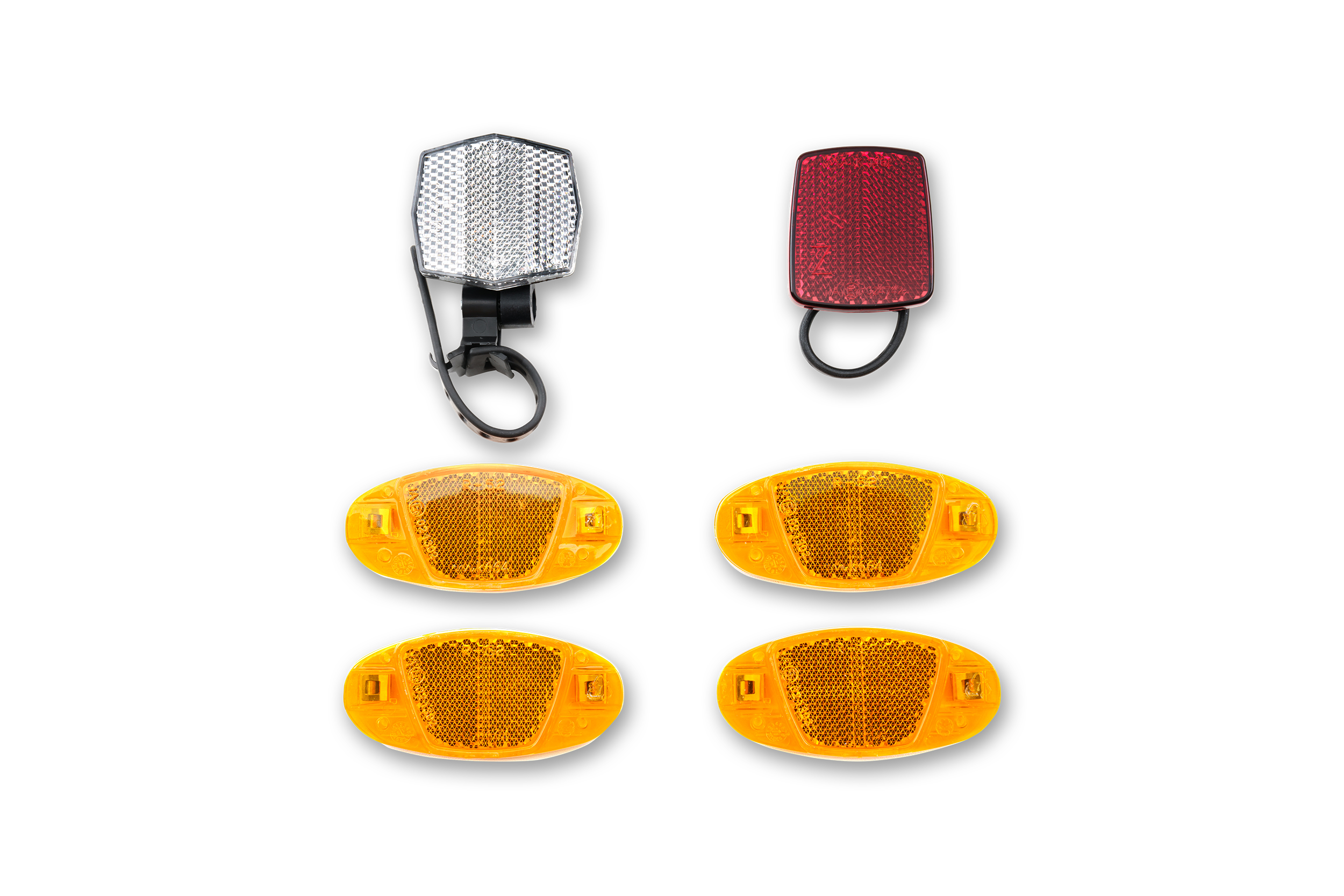 RFR Reflector Set for handlebar/ seatpost (StVZO)